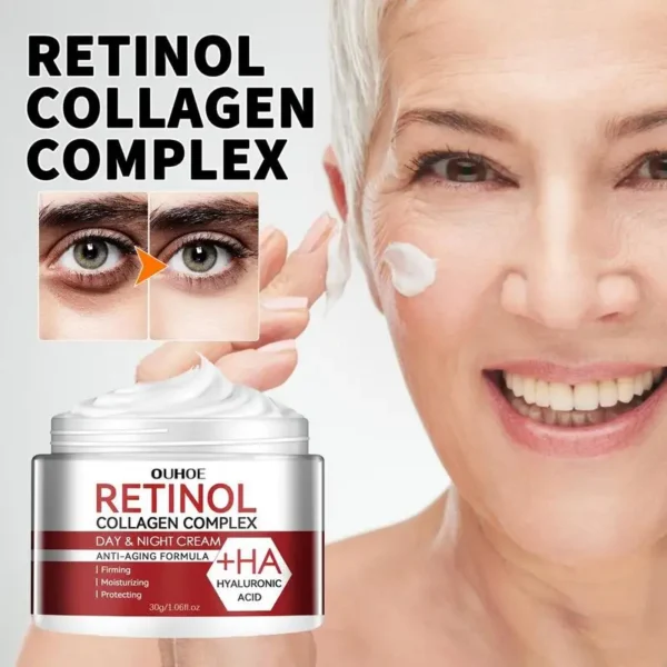 Retinol Face Moisturizer Moisturizing Retinol Cream Anti-Wrinkle Aging Moisturizing Shrink Pores Whitening Smooth Retinol - Image 3