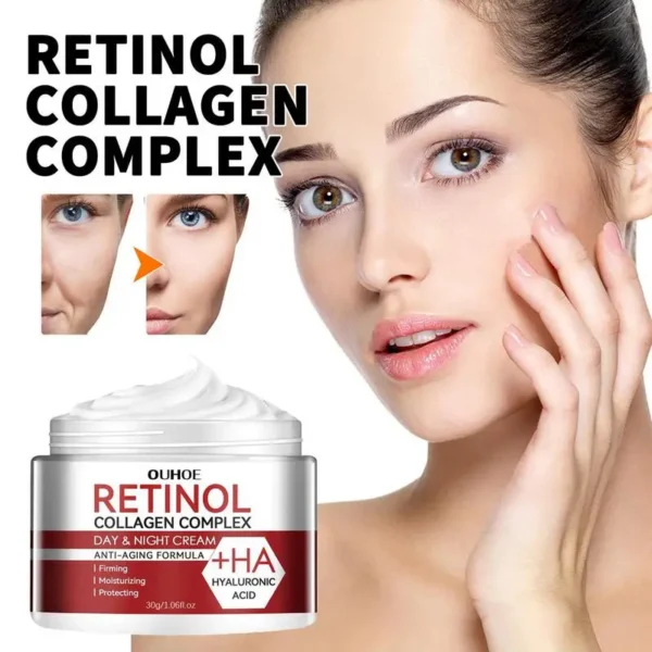 Retinol Face Moisturizer Moisturizing Retinol Cream Anti-Wrinkle Aging Moisturizing Shrink Pores Whitening Smooth Retinol - Image 2